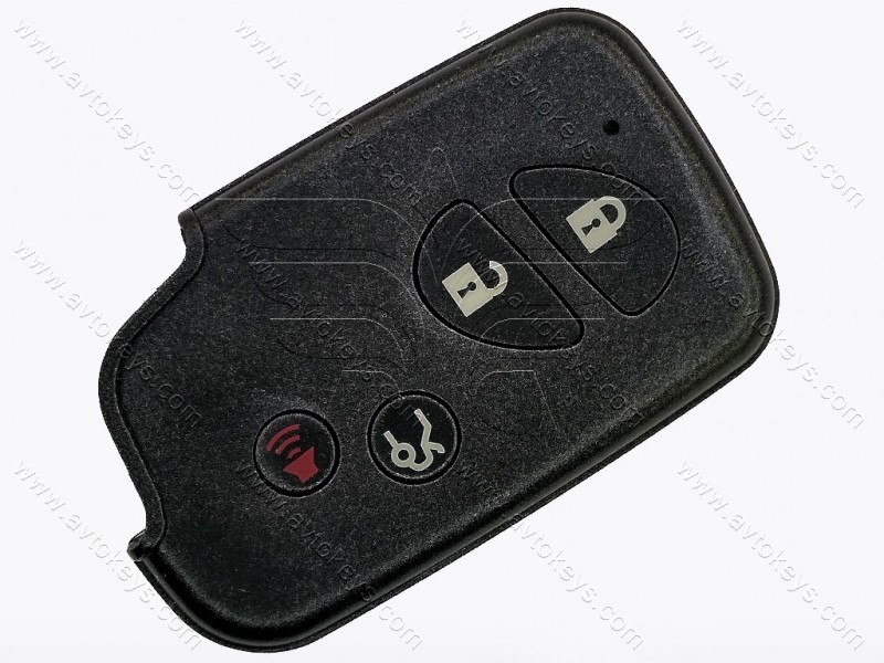 Смарт ключ Lexus LS460, ES350, Об'єднані Арабські Емірати, 433 Mhz, 14AAC Pg1:D4, ID4D, 3+1 кнопки