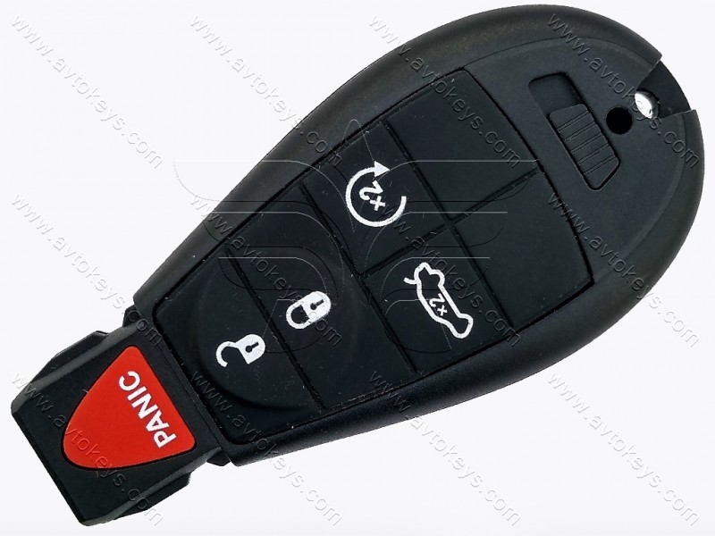 Смарт ключ Chrysler, Dodge, 433 Mhz, M3N5WY783X/ IYZ-C01C, PCF7941A/ Hitag 2/ ID46, 4+1 кнопки