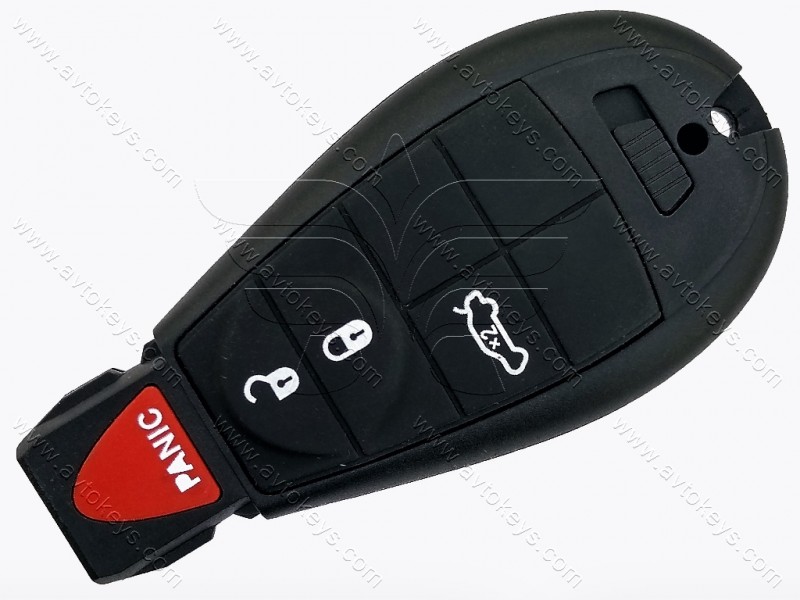 Смарт ключ Chrysler, Dodge, 433Mhz, M3N5WY783X/ IYZ-C01C, PCF7941A/ Hitag 2/ ID46, 3+1 кнопки