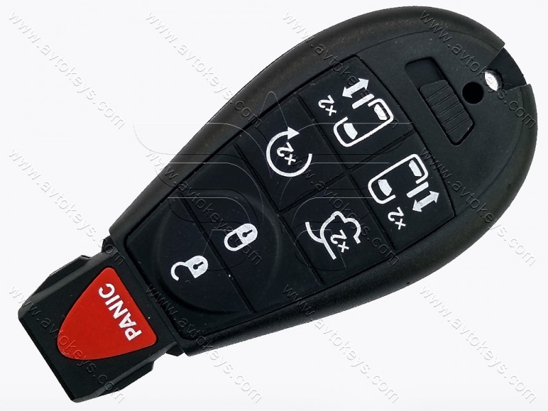 Смарт ключ Chrysler, Dodge, 433Mhz, M3N5WY783X/ IYZ-C01C, PCF7941A/ Hitag 2/ ID46, 6+1 кнопки