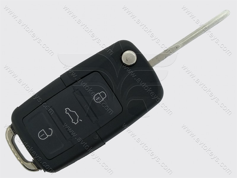 Викидний ключ Volkswagen Beetle, 433Mhz, 1J0 959753 P, ID48, 3 кнопки