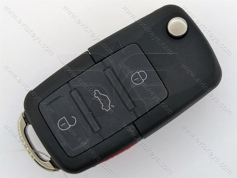 Викидний ключ Volkswagen Golf, Passat, Beetle, Jetta, 315Mhz, 1J0 959753 Т, ID48, 3+1 кнопки