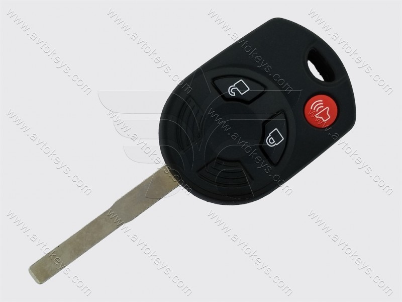 Корпус ключа з кнопками Ford Escape, Transit, кнопки 2+1, лезо HU101