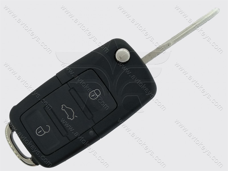 Викидний ключ Volkswagen, Skoda, Seat, 433 Mhz, 1K0 959 753 N, ID48, 3 кнопки