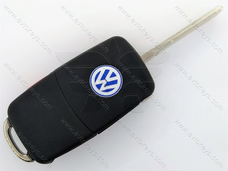 Викидний ключ Volkswagen Golf, Jetta та інші, 315 Mhz, 1J0 959 753 AM, ID48, 3+1 кнопки