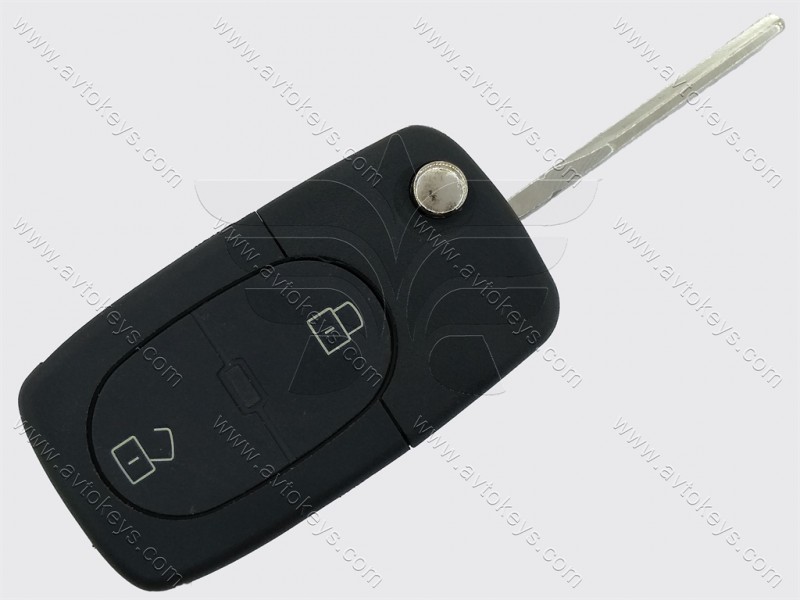 Викидний ключ Audi A3, A4, A6, 433 Mhz, 4D0 837231 R, ID48, 2 кнопки