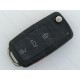 Викидний ключ Volkswagen Touareg, Phaeton, 315 Mhz, PCF7946A/ Hitag 2/ ID 46, 3+1 кнопки