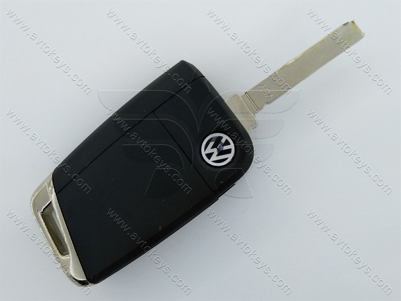 Викидний ключ Volkswagen Touran, Tiguan, 433 Mhz, 5G6 959 752 AB, ID49/ Megamos AES/ MQB, 3 кнопки, Keyless GO