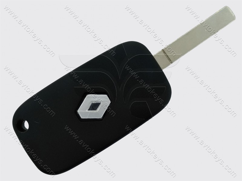 Викидний ключ Renault Fluence, Clio, 433 Mhz, PCF7947A/ Hitag 2/ ID46, 3 кнопки, лезо VA2