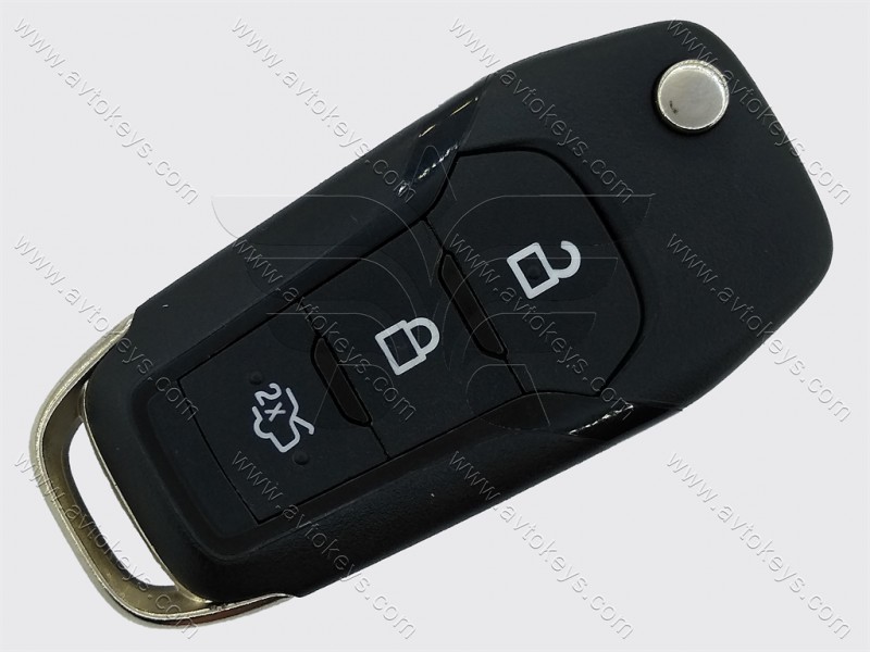 Викидний ключ Ford KA, Mondeo, Galaxy, S-Max, 433 Mhz, DS7T-15K601-B, PCF7945P/ Hitag PRO/ ID49, 3 кнопки