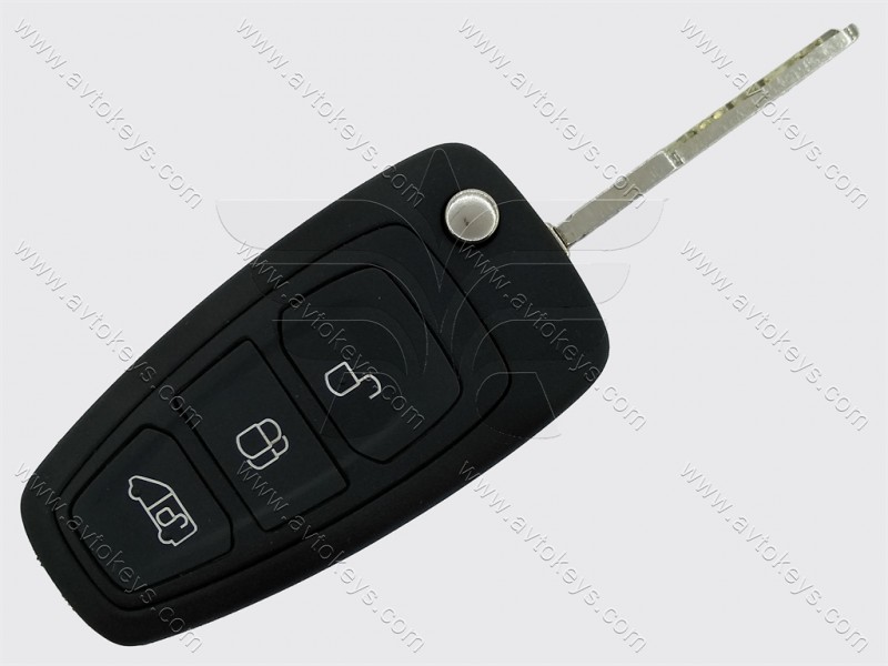 Викидний ключ Ford Transit, 433 Mhz, PCF7953/ Hitag Pro/ ID49, 3 кнопки, HU101