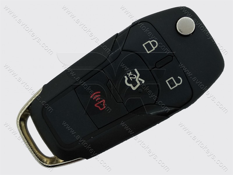 Викидний ключ Ford Fusion, 315 MHz, N5F-A08TAA, PCF7953/ Hitag Pro/ ID49, 3+1 кнопки, HU101