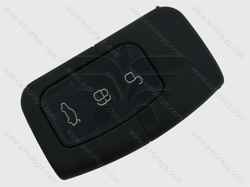 Корпус смарт ключа Ford Focus, Mondeo, Kuga, C-Max, 3 кнопки, лого