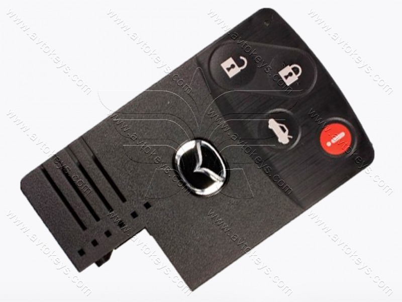 Смарт ключ Mazda RX-8, MX-5 Miata, 315 Mhz, BGBX1T458SKE11A01, 3+1 кнопки
