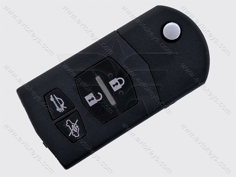Викидний ключ Mazda 3, 6, CX-7, 433 Mhz, 4D-63, SKE126-01, 4 кнопки, лезо MAZ24R