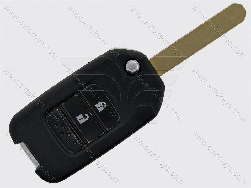 Викидний ключ Honda Civic, 433 Mhz, PCF7961X/ Hitag 3/ ID47, 2 кнопки, лезо HON66