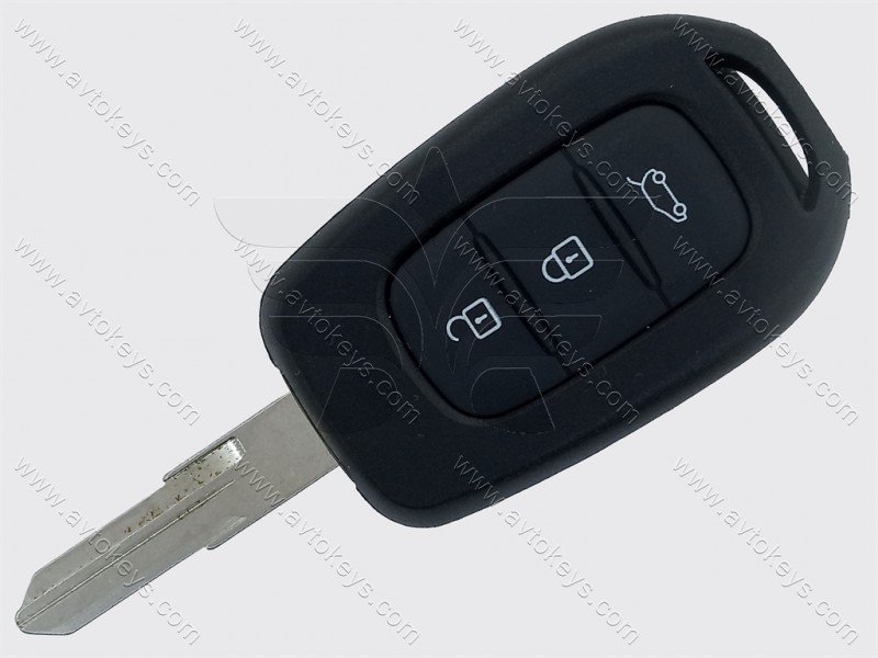 Ключ Dacia Duster, 433 Mhz, PCF7961M/ Hitag AES/ ID4A, 3 кнопки, лезо VAC102