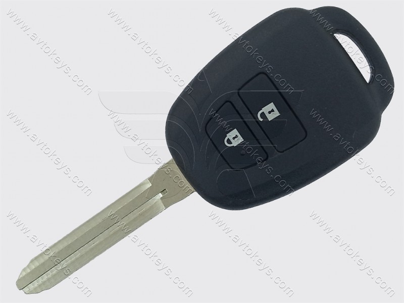 Ключ Toyota Yaris, 433 Mhz, B71TA, H-chip, 2 кнопки, лезо TOY43