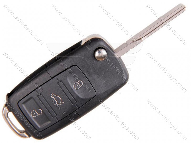 Викидний ключ Volkswagen, Skoda, Seat, 433 Mhz, 1K0 959 753 G, ID48, 3 кнопки