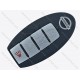 Смарт ключ Nissan Sentra, Versa, Leaf, 315 Mhz, CWTWBU1U840, PCF7952A/ Hitag 2/ ID46, 3+1 кнопки, Keyless Go, OEM