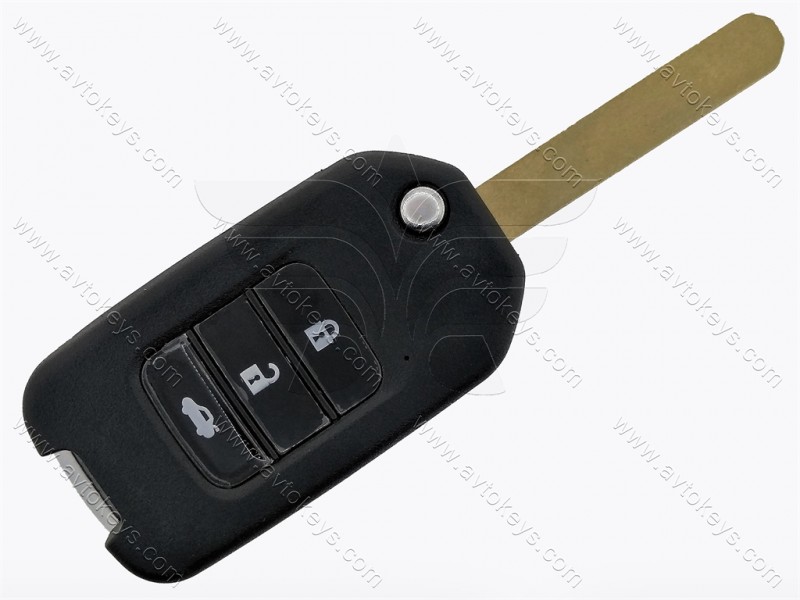 Викидний ключ Honda Accord, 433 Mhz, A-чіп/ Hitag 3/ ID47, TWB1G721, 3 кнопки, лезо HON66