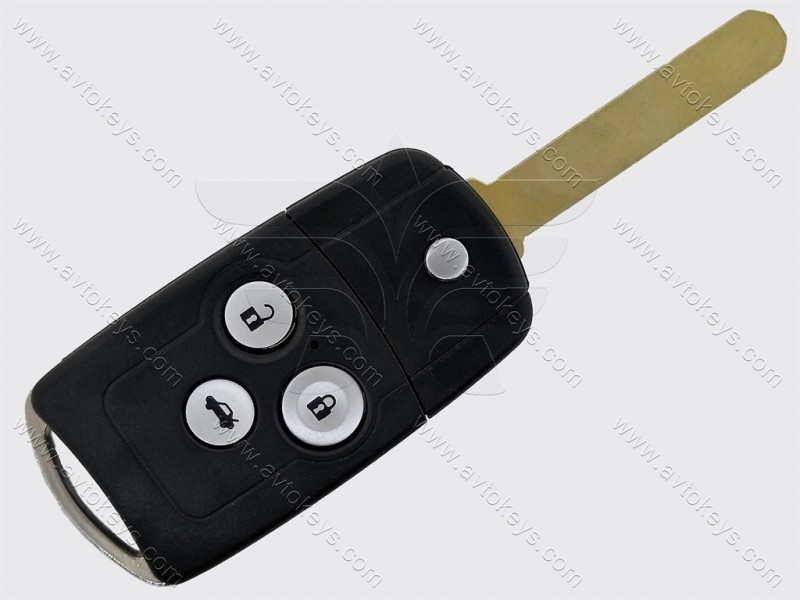 Викидний ключ Honda Civic, 433 Mhz, 72147-TR0-H021-M2, PCF7936A/ Hitag 2/ ID46, 3 кнопки