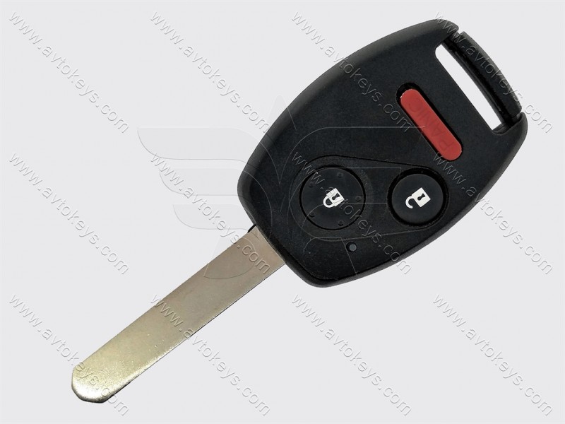 Ключ Honda Pilot, Америка, 433 Mhz, CWTWB1U545, PCF7936/ID46, 2+1 кнопки, лезо HON66