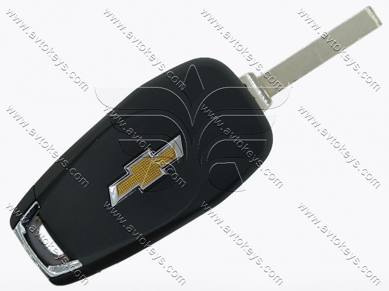 Викидний ключ Chevrolet Cruze XL8, 433 Mhz, PCF7941E/ Hitag 2/ ID46, 3 кнопки, лезо HU100