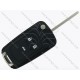Викидний ключ Chevrolet Cruze, Orlando, 433 Mhz, PCF7941E/ Hitag 2/ ID46, 3 кнопки, лезо HU100