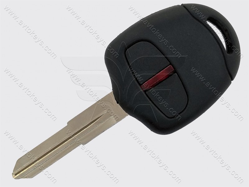 Ключ Mitsubishi Triton, Pajero, Colt, Challenger, Mirage, 433 Mhz, ID46/4D-61, 2 кнопки, лезо MIT8 