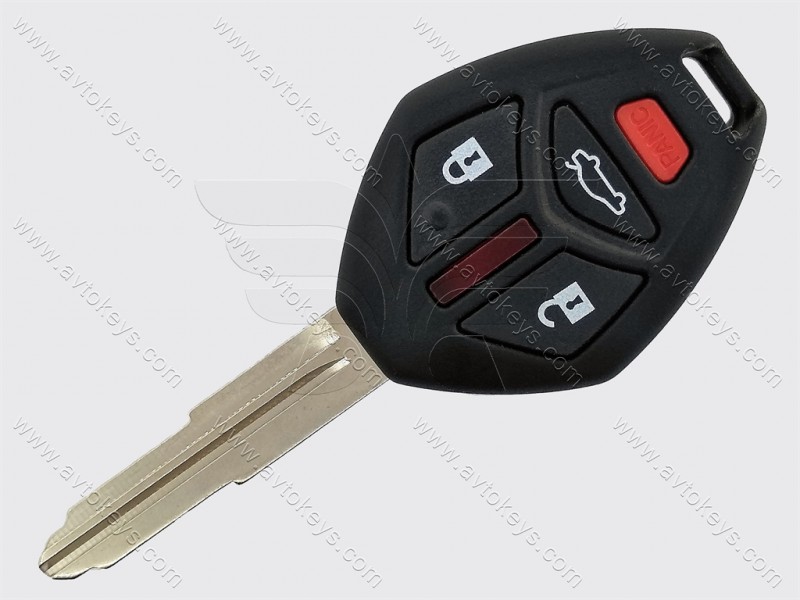 Ключ Mitsubishi Eclipse, Galant, 313,8 Mhz, OUCG8D-620M-A, ID46, 3+1 кнопки, лезо MIT11R