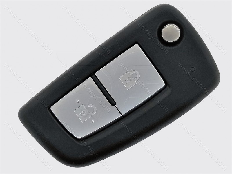 Викидний ключ Nissan Micra, Note, 433 Mhz, TWB1G766, PCF7961A/ Hitag 2/ ID46, 2 кнопки, лезо NSN14