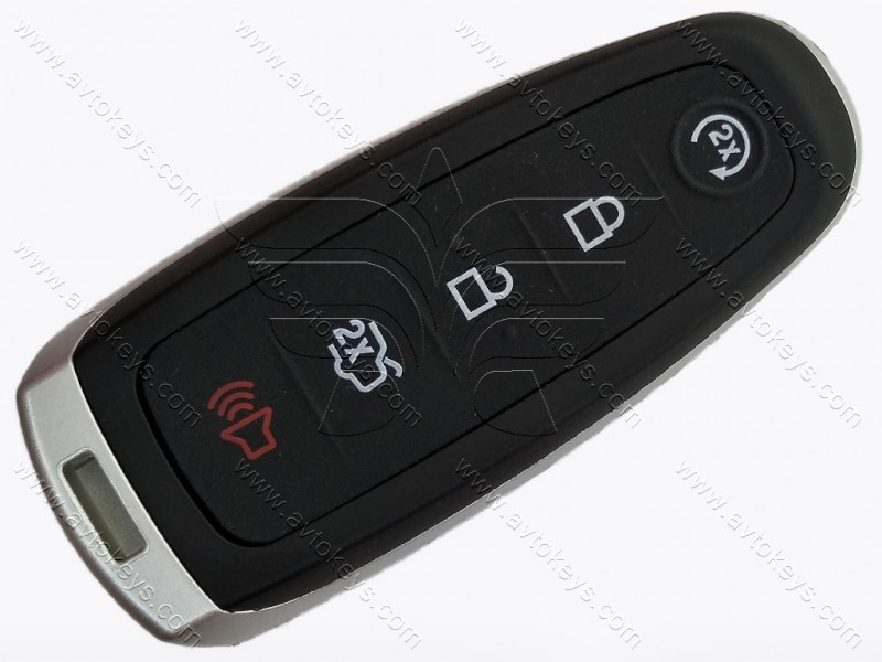 Смарт ключ Ford Taurus, Focus, Escape та інші, Європа, 434 Mhz, 2010DJ4008, PCF7953A/ Hitag 2/ ID46, 4+1 кнопки