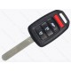 Ключ Honda CR-V, HR-V, 313.8 Mhz, MLBHLIK6-1T, PCF7961X/ Hitag 3/ ID47, 3+1 кнопки