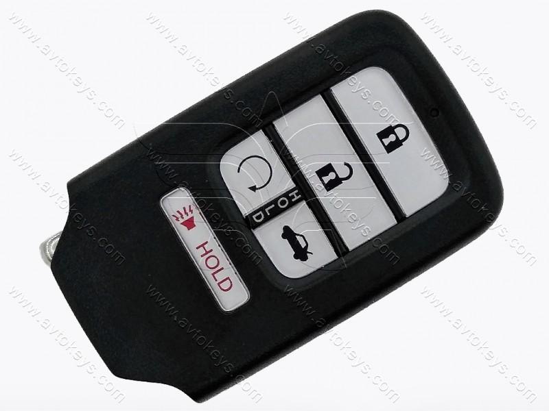 Смарт ключ Honda Accord, Америка, 433 Mhz, CWTWB1G0090, NCF29A3/ Hitag Aes/ 4A-чіп, 4+1 кнопки