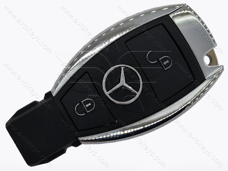 Смарт ключ Mercedes all models, 433 Mhz, NEC chip, 2 кнопки