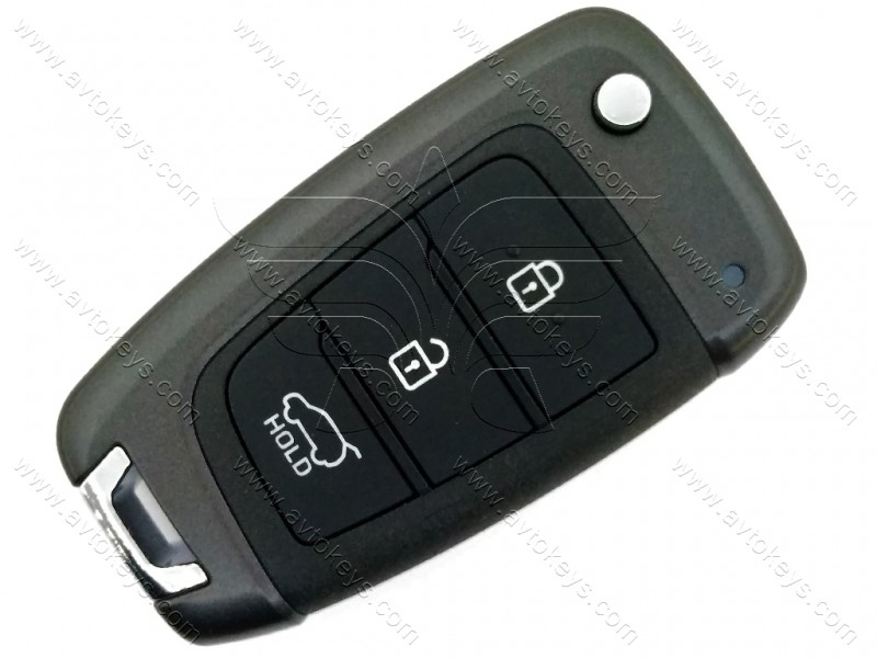 Викидний ключ Hyundai i30, 433 Mhz, 95430-G3200, 4D-60 80bit, 3 кнопки, HU135