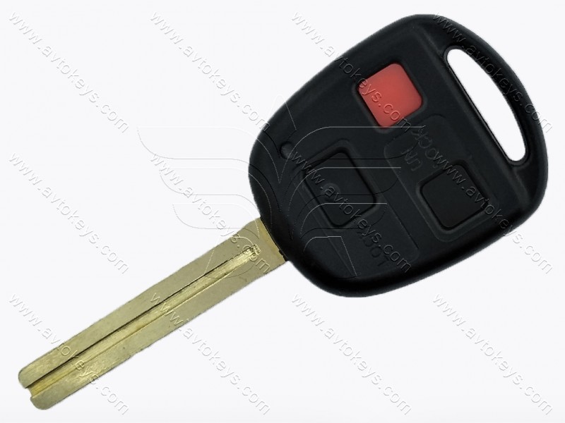 Ключ Lexus LX470, GX470, 315 Mhz, HYQ1512V, 4C/4D-68, 2+1 кнопки, лезо TOY40