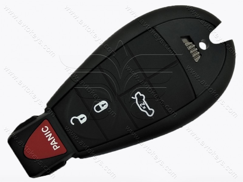 Смарт ключ Dodge Dart, Америка, 433 Mhz, M3N32297100, PCF7941A/ Hitag 2/ ID46, 3+1 кнопки
