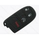 Смарт ключ Jeep Renegade, 433 MHz, M3N-40821302, PCF7953M2800/ Hitag Aes/ ID4A, 3+1 кнопки, OEM
