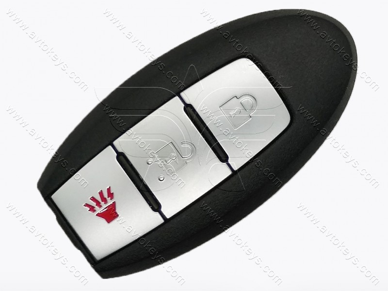 Смарт ключ Nissan Pathfinder, 433 Mhz, KR5S180144014, PCF7953X/ Hitag 3/ ID47, 2+1 кнопки