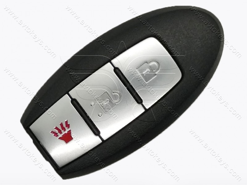 Смарт ключ Nissan Pathfinder, Murano S, Titan, 433 MHz, KR5S180144014, PCF7953M/ Hitag Aes/ ID4A, 2+1 кнопки