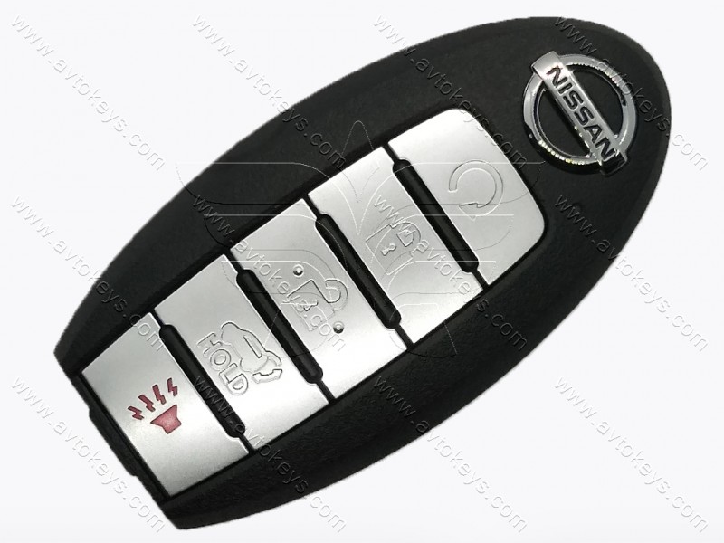Смарт ключ Nissan Rogue, 433 MHz, KR5TXN4, NCF29A1M/ Hitag Aes/ ID4A, 4+1 кнопки, OEM