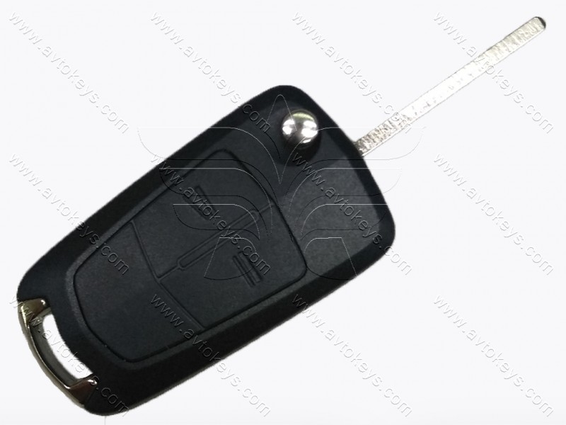 Викидний ключ Opel Vectra C, Signum, 434 Mhz, PCF7946A/ Hitag 2/ ID46, 2 кнопки, лезо HU100, OEM