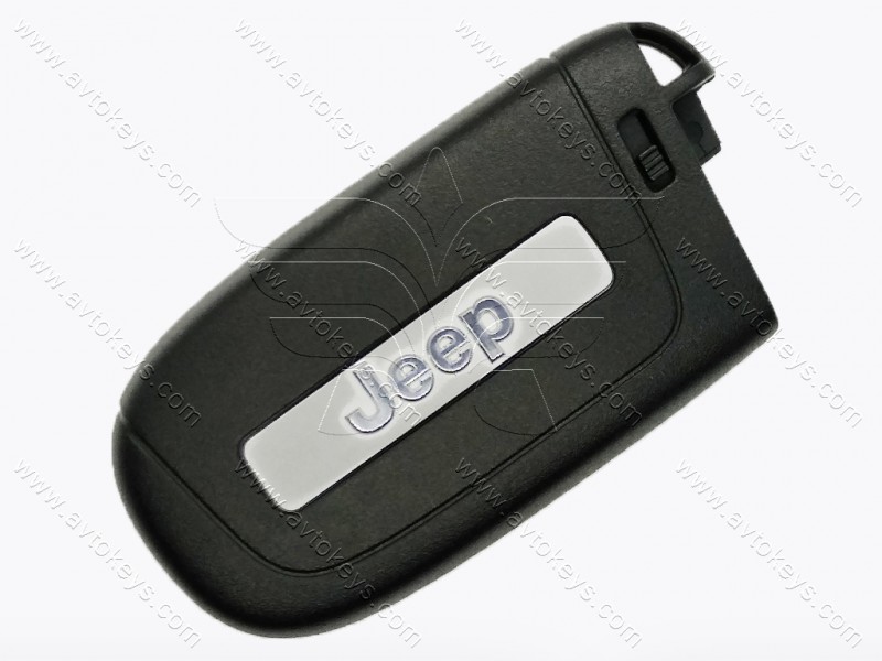 Смарт ключ Jeep Compass, 433 MHz, M3N-40821302, PCF7953M2800/ Hitag Aes/ ID4A, 4+1 кнопки, OEM