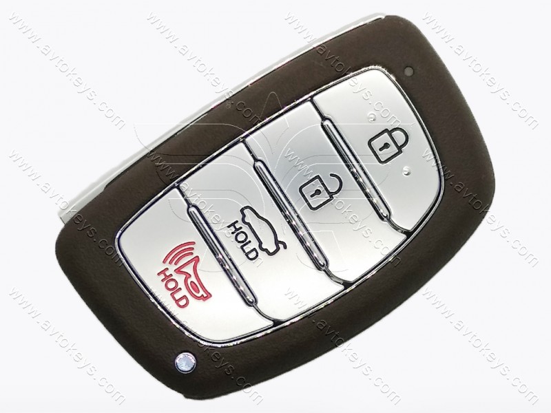 Смарт ключ Hyundai Elantra 13-16, 434 MHz, SY5MDFNA433, PCF7952A/ Hitag 2/ ID46, 3+1 кнопки 