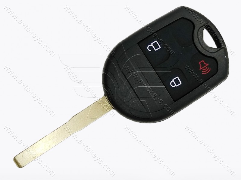 Корпус ключа Ford Fiesta, кнопки 2+1, лезо HU101