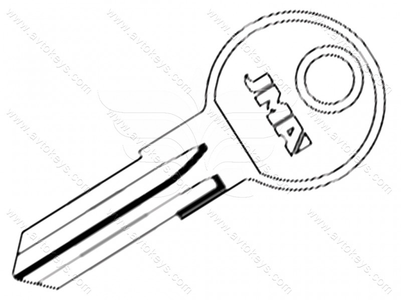 Заготівля ключа BL-5 JMA/BA7 Errebi