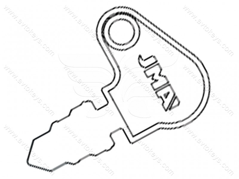 Заготівля ключа MIS-1 JMA