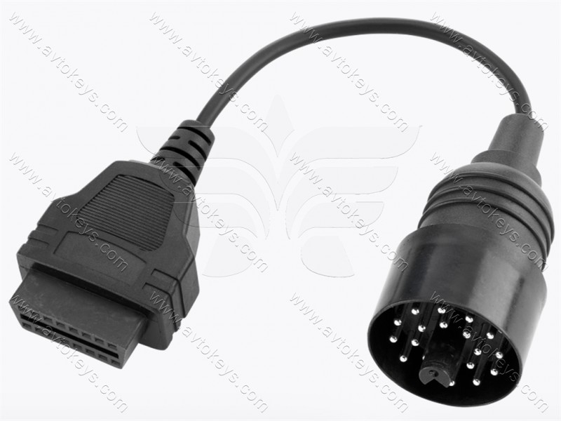 Кабель CB002, 20 pins round diagnostic connector for BMW для програматора AVDI, ABRITES